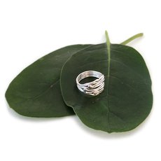 Twig Ring Silver Style1-jewellery-The Vault