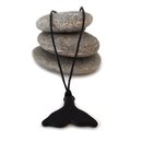 Whale Tail Pendant on Cord Style2