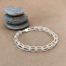Silver Foxtail Link Bracelet