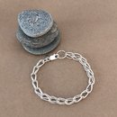 Silver Foxtail Link Bracelet