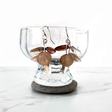 Kauri Gum Drop Earrings-jewellery-The Vault