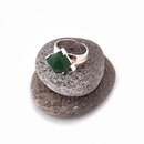 Kite Faceted Pounamu Sand Cast Wide Open Band
