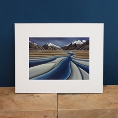 Matted Print River's Journey-artists-and-brands-The Vault