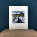 Matted Print Mt Owen