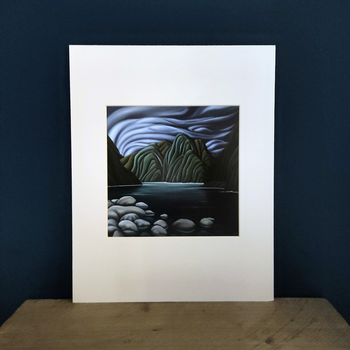 Matted Print Dark Waters
