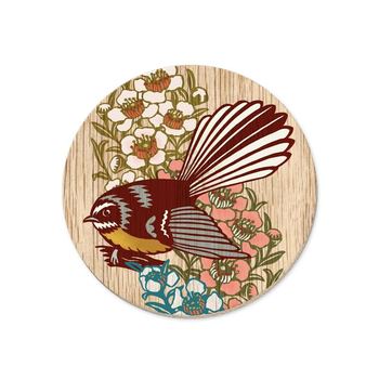 Screenprint Fantail Coaster Single