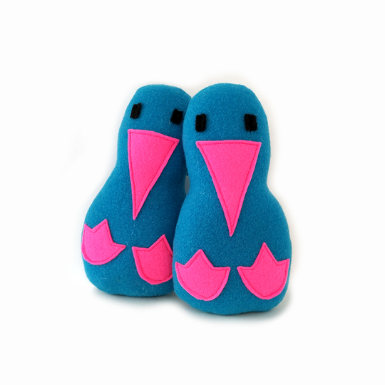 Blue Wool Blanket Kiwi