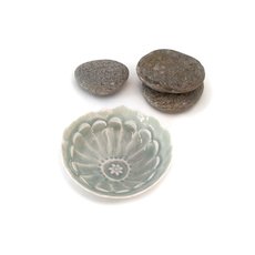 Small Porcelain Keepsake Bowl Celedon-artists-and-brands-The Vault