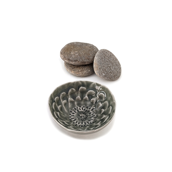 Small Porcelain Keepsake Bowl Smoke