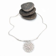 Dandelion Necklace Silver-jewellery-The Vault