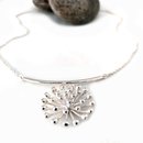 Dandelion Necklace Silver