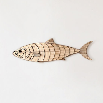 Haku King Fish Wall Art 3D Laser Cut