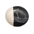 Coastal Ti Kouka Dippled White on Black 10cm Bowl