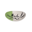 Olive Dippled Green on White 10cm Porcelain Bowl