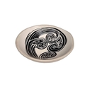 Ponga 2 Black and White 7cm Porcelain Bowl