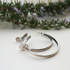 Lily Loop Earrings-jewellery-The Vault