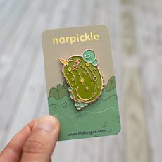 Narpickle and Bubble Friend Enamel Pin-jewellery-The Vault