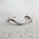 Still Wave Bangle Silver