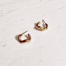 Undercurrent Earrings Gold Plate