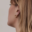 Undercurrent Earrings Gold Plate