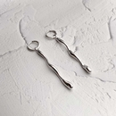 Gravity Earrings Silver