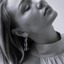 Gravity Earrings Gold Plate
