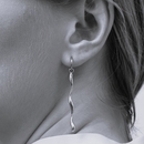 Gravity Earrings Silver