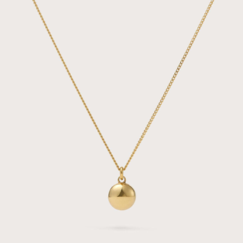 Bobble Necklace Gold Plate