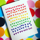 Much Love Rainbow Card