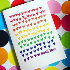 Much Love Rainbow Card-cards-The Vault