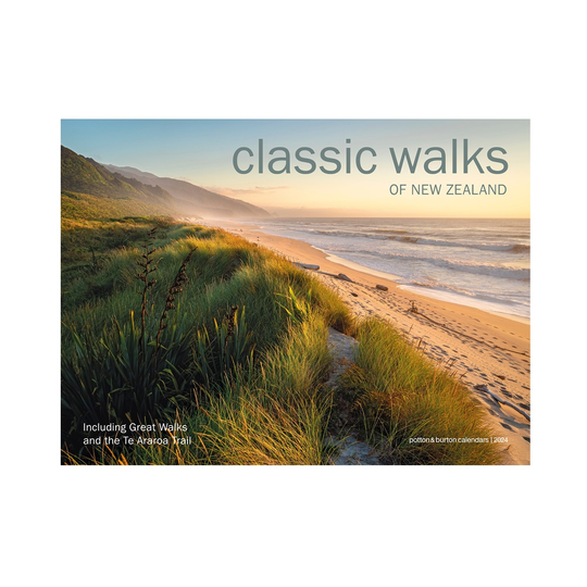 Classic Walks of NZ 2024 Calendar
