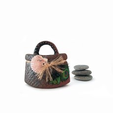 Small Freestanding Kete Terracotta-artists-and-brands-The Vault