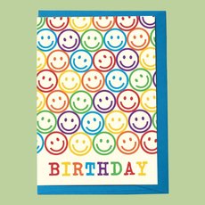 Smiley Happy Birthday Card-cards-The Vault