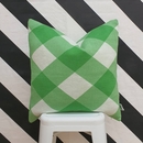 Cushion Cover Green Check