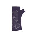 Merino Fingerless Gloves Purple Huia