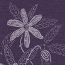 Merino Fingerless Gloves Purple Clematis