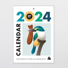 Glenn Jones A5 Calendar 2024-artists-and-brands-The Vault