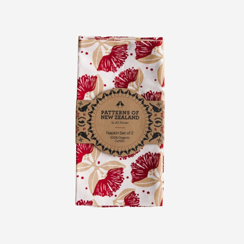 Napkin Set of 2 Pohutukawa Red