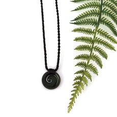 Ernesto Ovalle Small Pounamu Koru-jewellery-The Vault