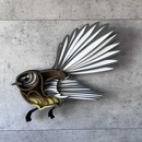 Fantail Wall Art 3D Laser Cut Painted