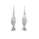 Ika Iti Earrings Polished Silver