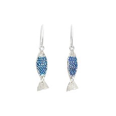 Ika Iti Earrings Azure-jewellery-The Vault