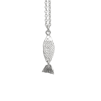 Ika Iti Necklace Polished Silver