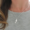 Ika Iti Necklace Polished Silver