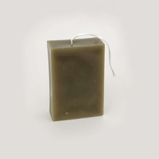 Beewax Candle Rectangle Olive-lifestyle-The Vault