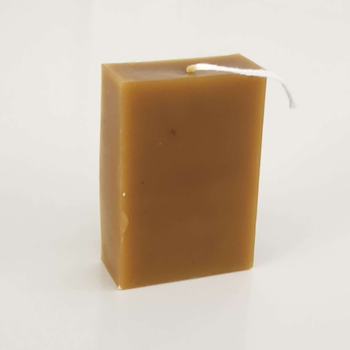 Beewax Candle Rectangle Mustard