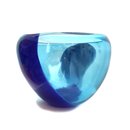 Glass Big Blue Transition Bowl
