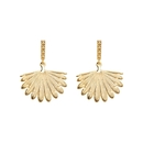 Rocksteady Fan Tail Midi Earrings Gold Plate