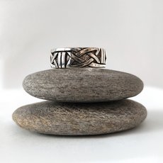 Celtic Knot Band Silver-jewellery-The Vault