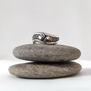 Two Koru Ring Silver